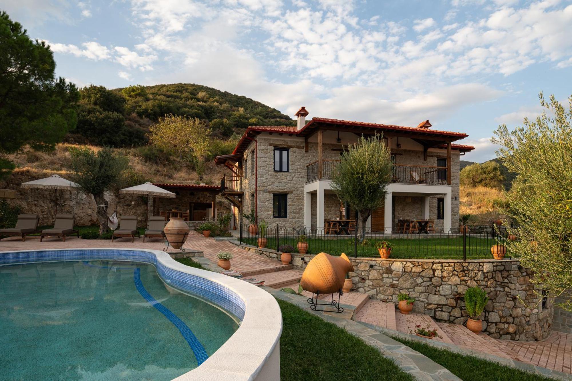 Lithos Villas Apollon Сикия Экстерьер фото
