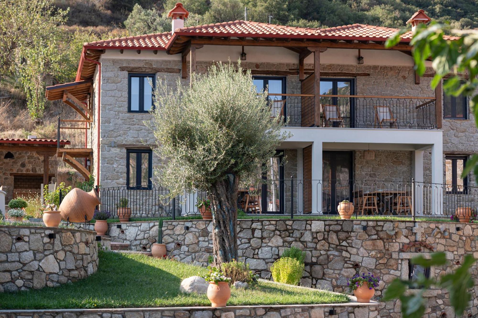 Lithos Villas Apollon Сикия Экстерьер фото
