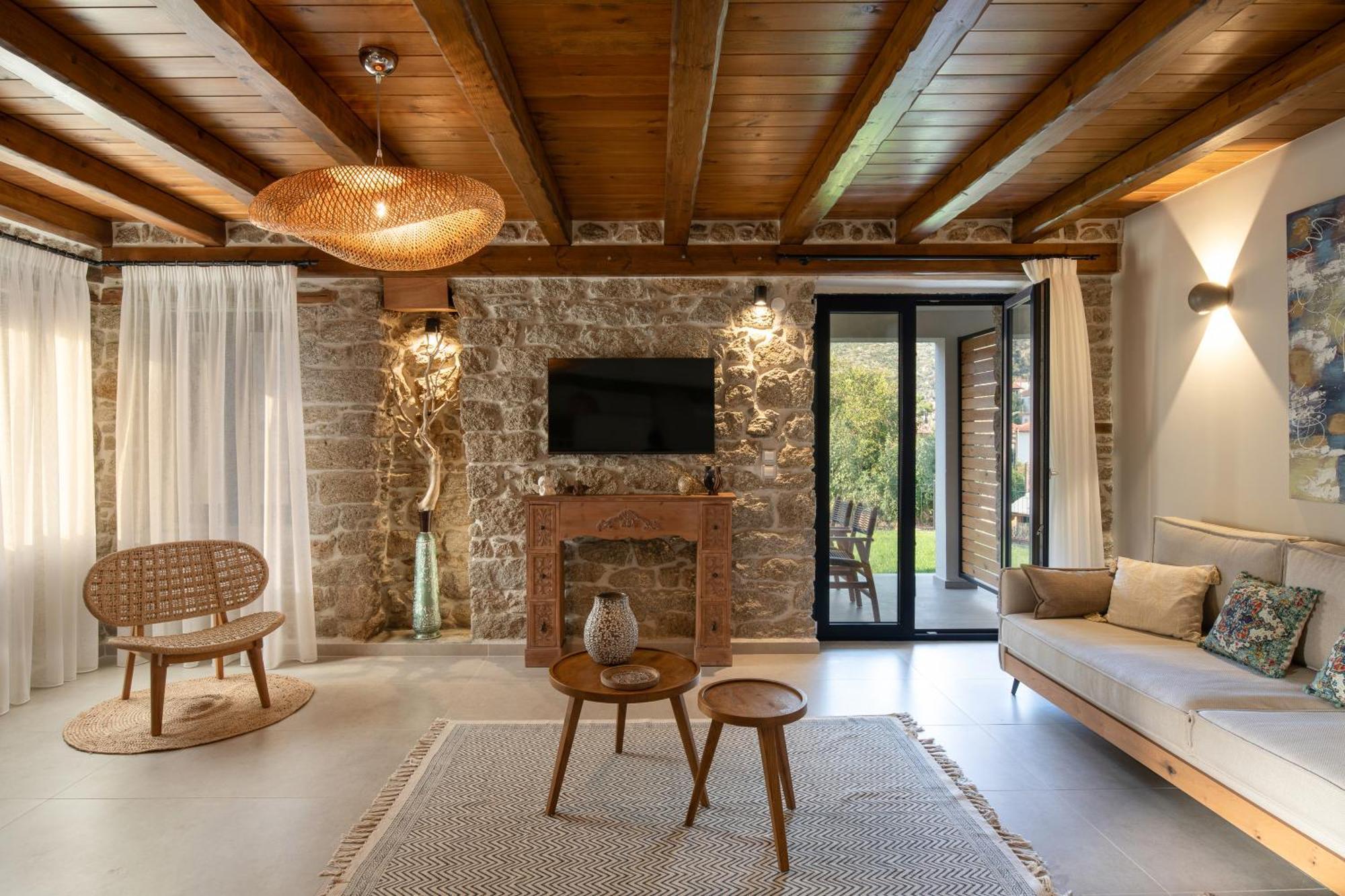 Lithos Villas Apollon Сикия Экстерьер фото