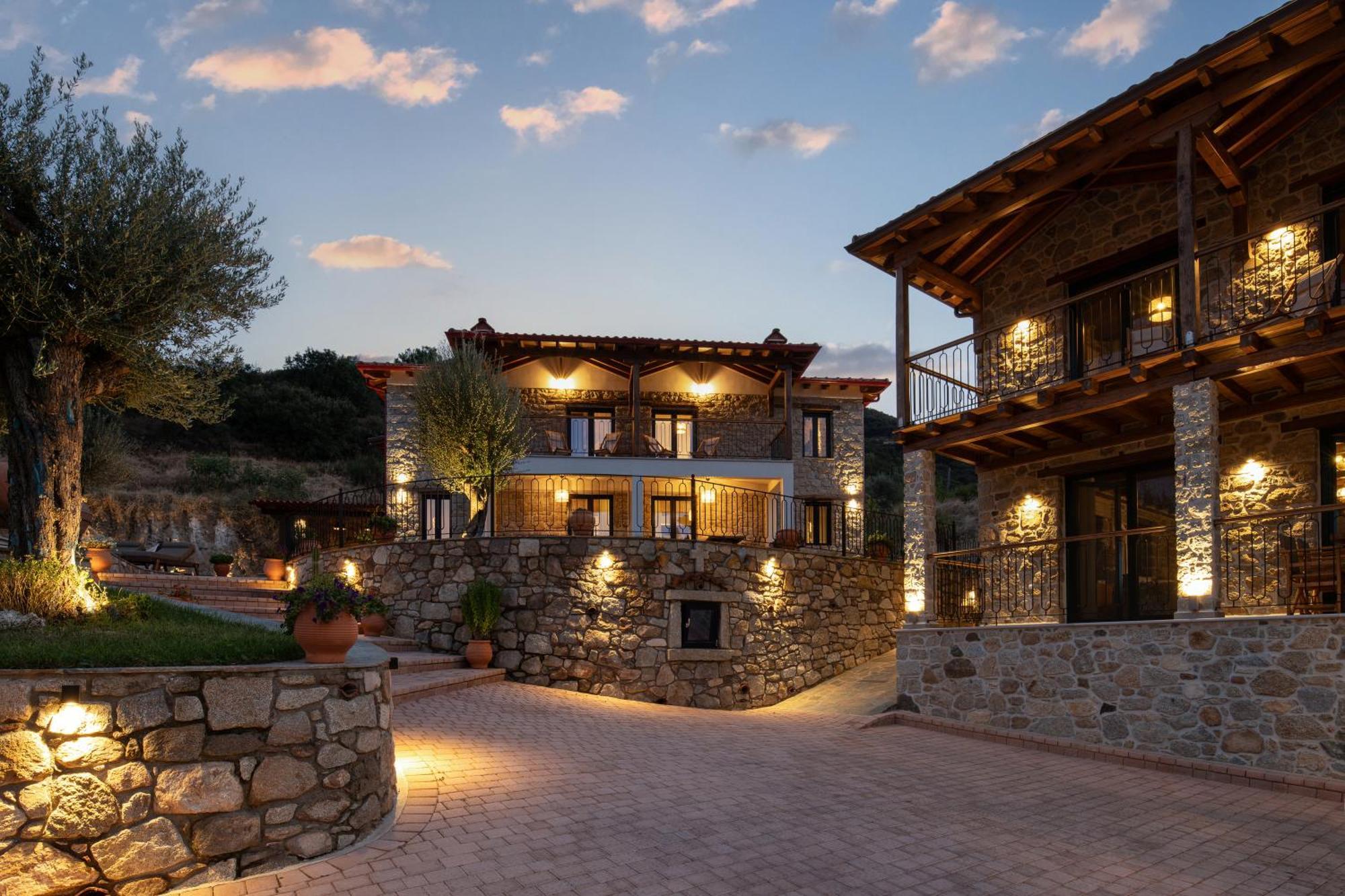 Lithos Villas Apollon Сикия Экстерьер фото