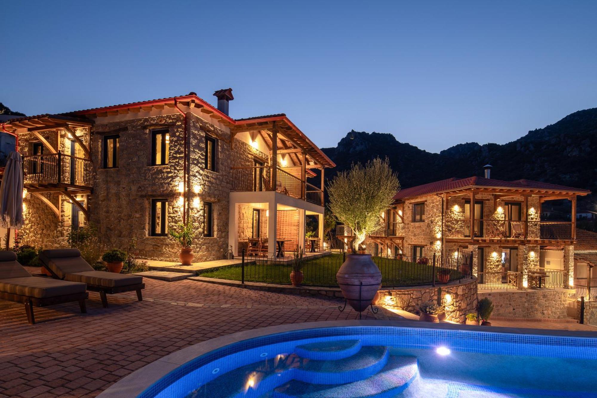 Lithos Villas Apollon Сикия Экстерьер фото